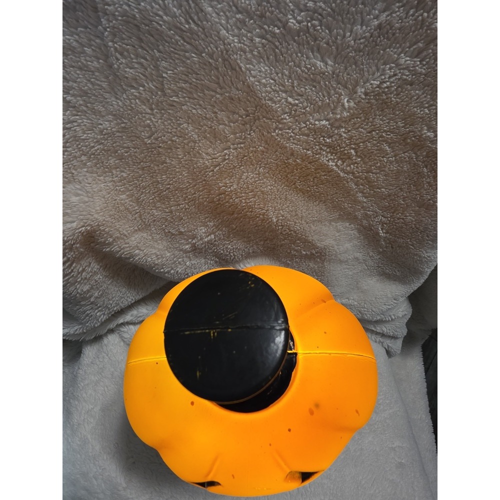 Vtg Halloween Pumpkin Man Light-Up‎ Deco Top Hat & Lollipop 12" Jack-O-Lantern - Picture 3 of 15
